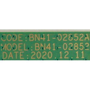 MAIN PARA SMART TV SAMSUNG 4K RESOLUCION (3840 X 2160) / NUMERO DE PARTE BN94-16115X / BN41-02852A-001 / BN97-17445F / BN9416115X / 16115X / DISPLAY HV750QUB-F9B / MODELO UN75TU7000FXZA BE11